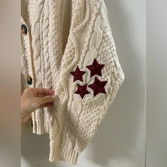 Taylor Swift Taylors Version Red Album Cardigan Size M/L,  pre-owned - Picture 6 of 9